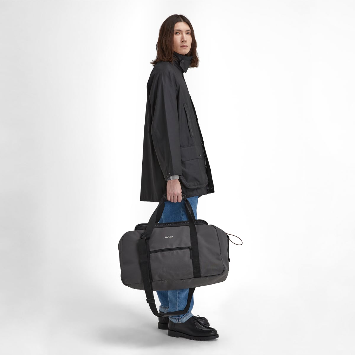 Barbour Arwin Duffle Bag | Charcoal