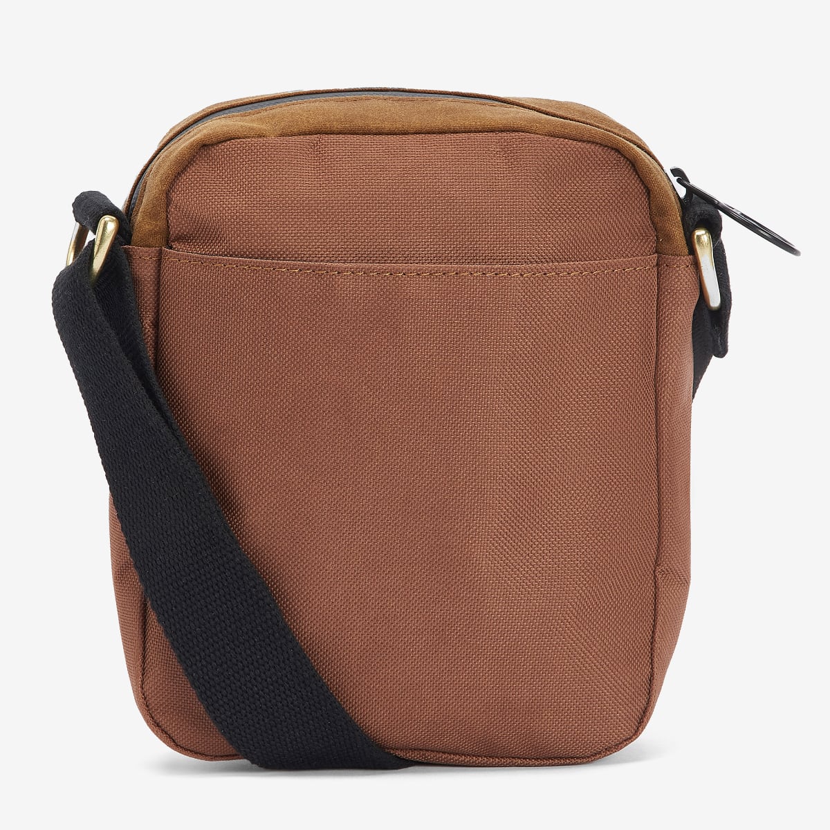 Barbour Field Waxed Crossbody Bag | Tan-Black