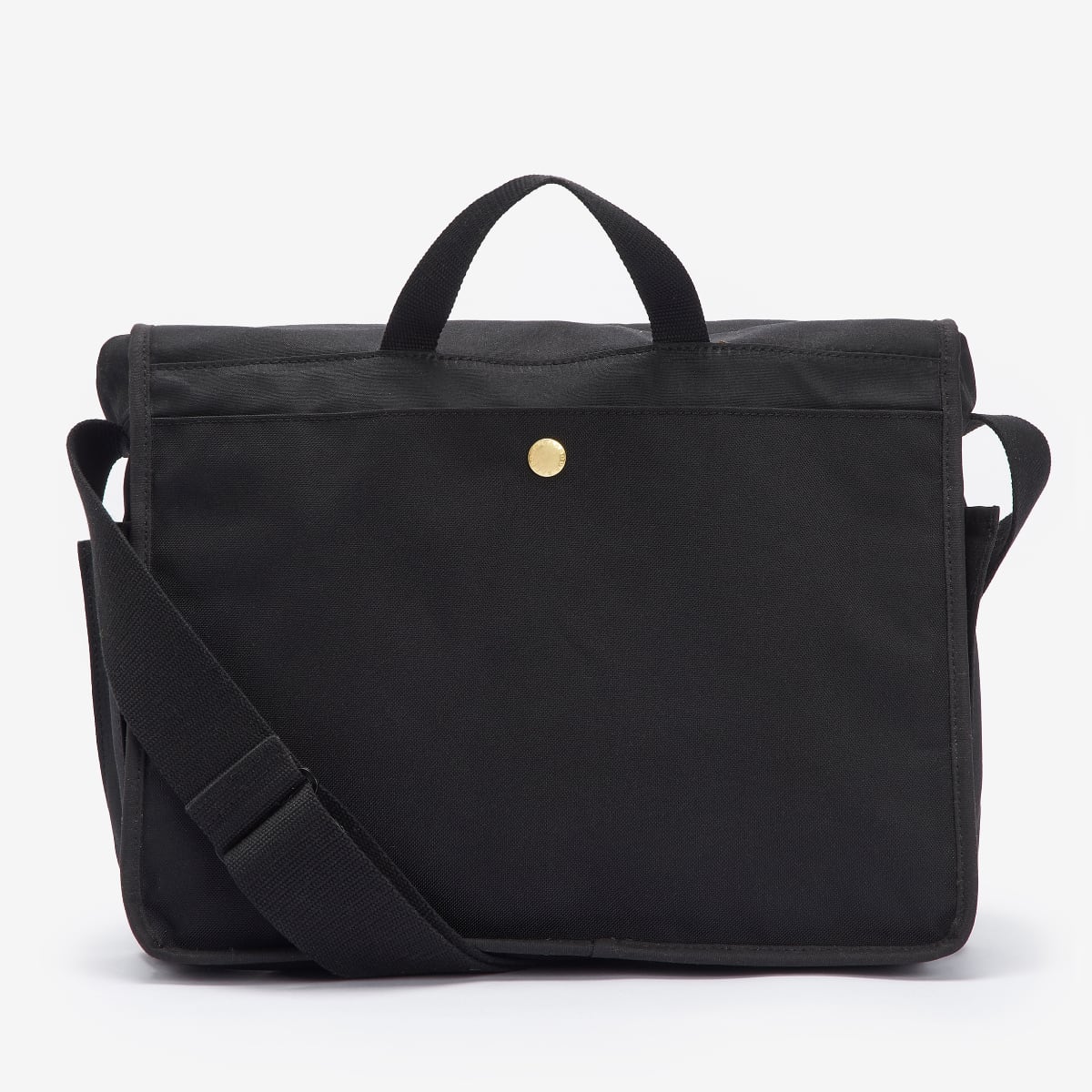 Barbour Field Wax Messenger Bag | Black