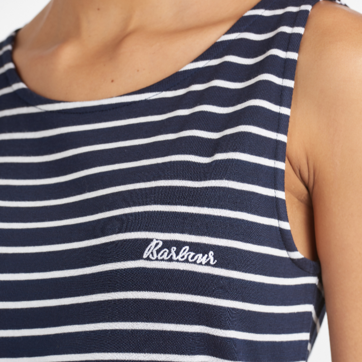 Barbour Dalmore Women's Striped Dress | Navy/White