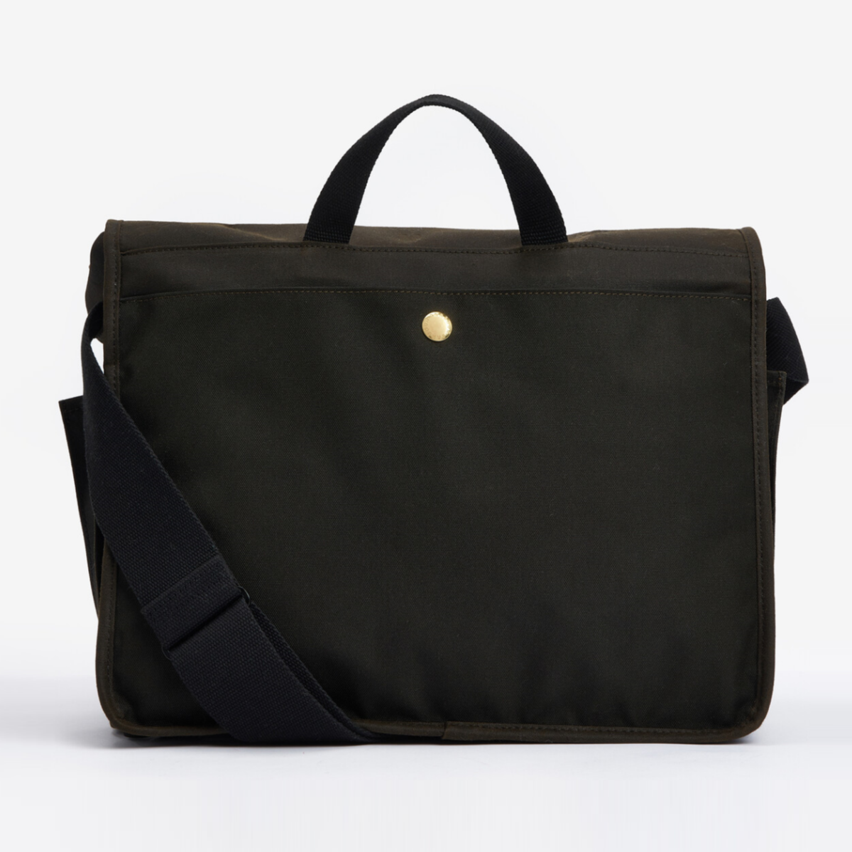 Barbour Field Wax Messenger Bag | Olive