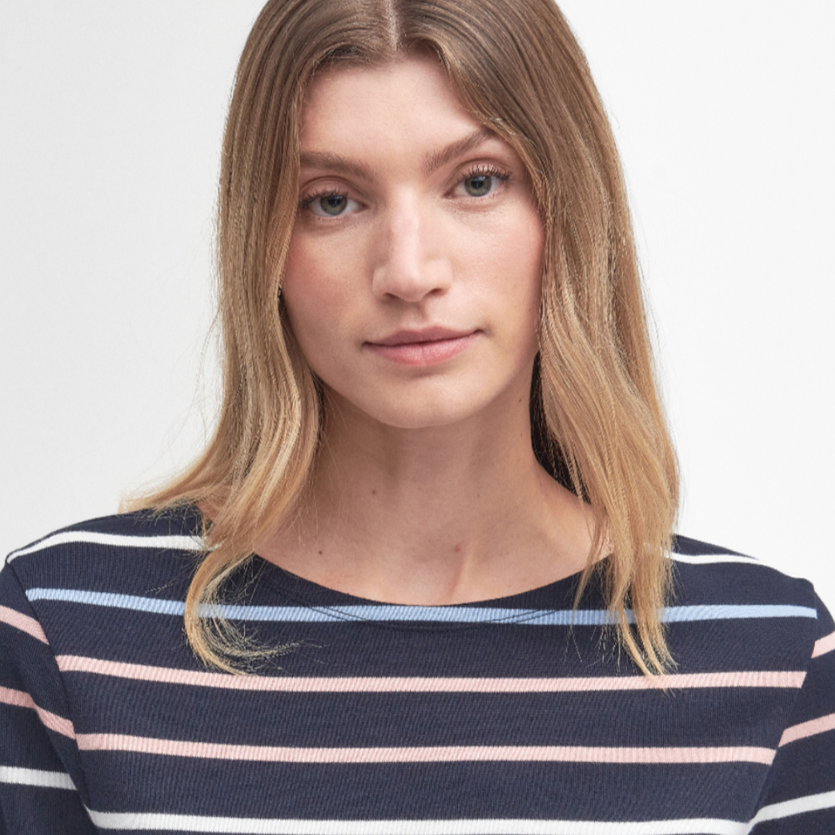 Barbour Hawkins Women's Top | Navy Stripe (Pre AW24)