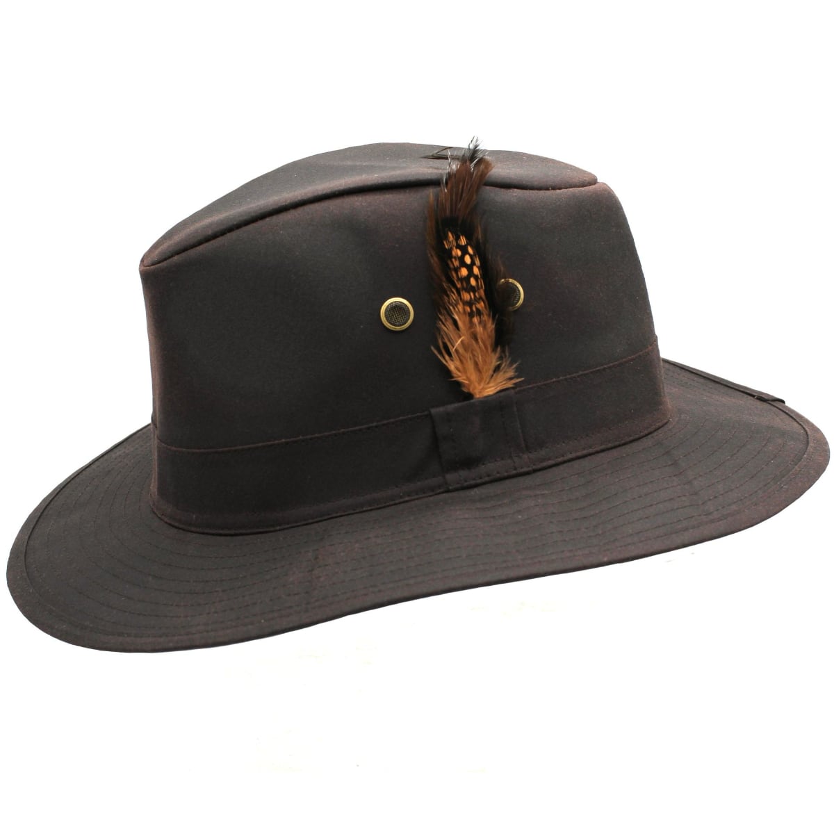 Heather Hats Rambler Wax Hat | Brown