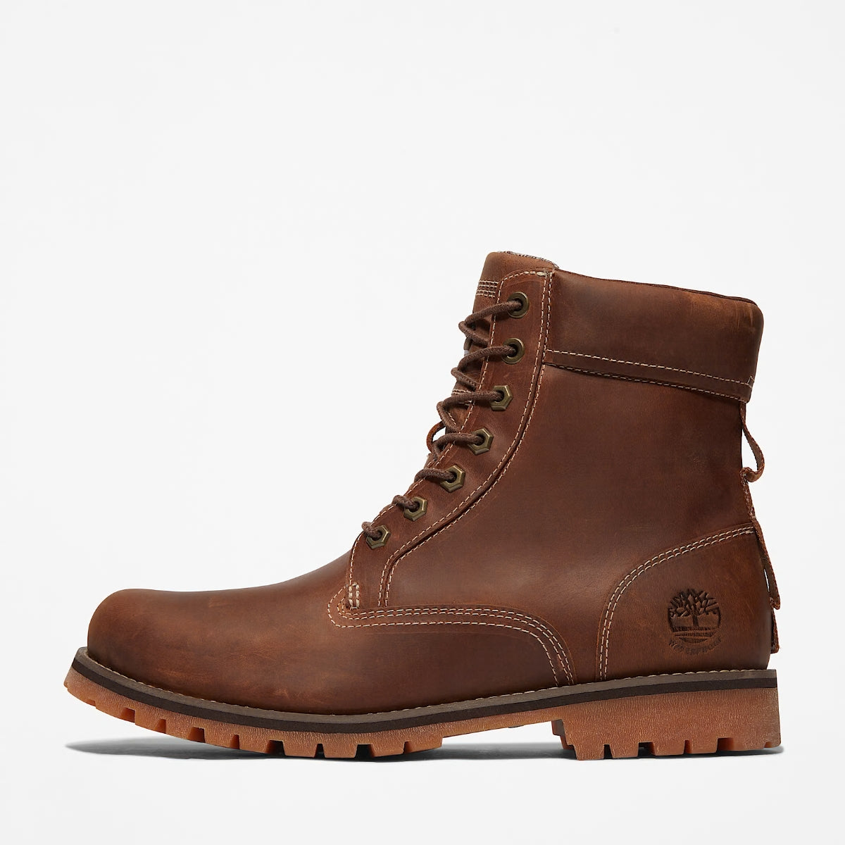 Timberland Rugged 6 Inch Waterproof Men's Boots | Rust Full Grain (Model TB 0A2JJBF13)