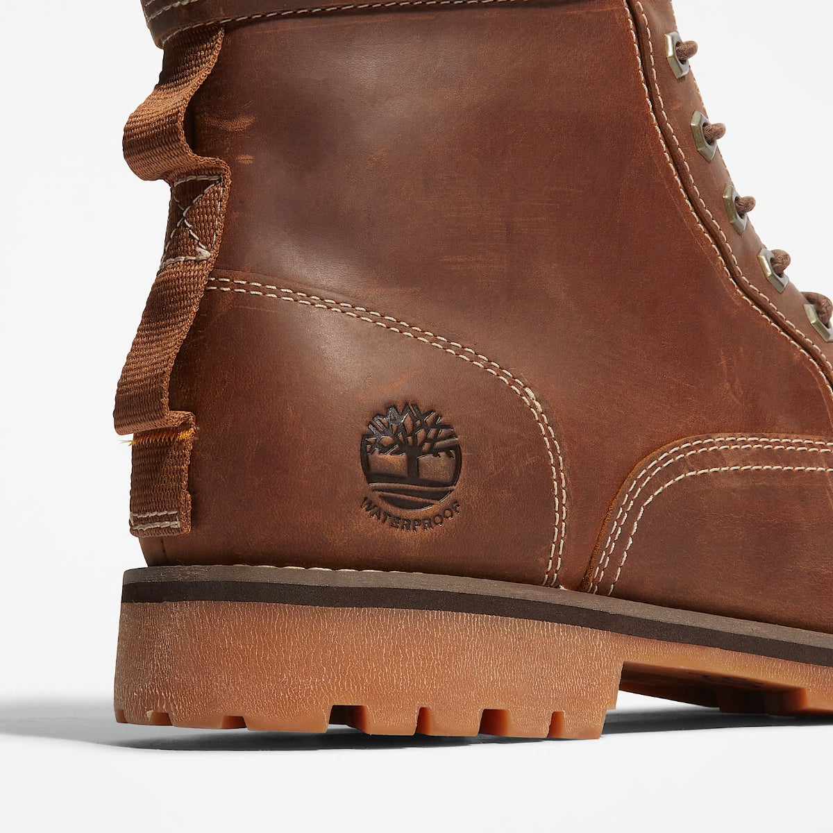 Timberland Rugged 6 Inch Waterproof Men's Boots | Rust Full Grain (Model TB 0A2JJBF13)