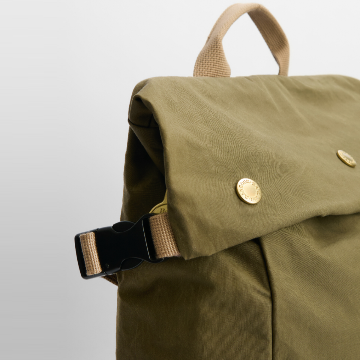 Barbour Transport Foldover Backpack | Dusky Green