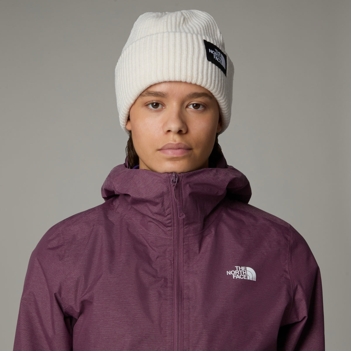 The North Face Salty Lined Beanie | White Dune