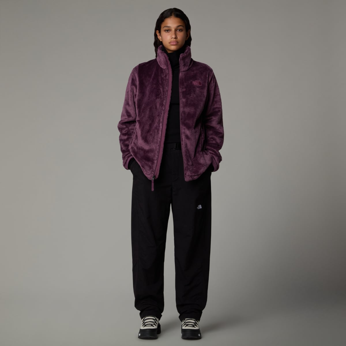 The North Face Osito Fleece Women s Jacket Midnight Mauve