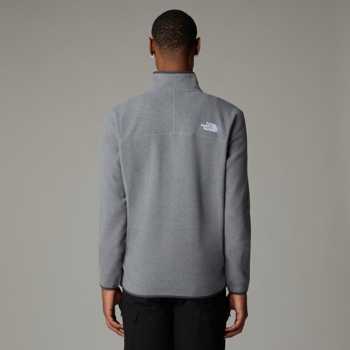 The North Face 100 Glacier 1/4 Zip Fleece Men's Top | TNF Medium Grey Heather