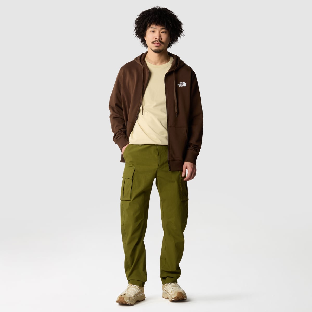 The North Face Open Gate Full Zip Men's Hoodie | Demitasse Brown