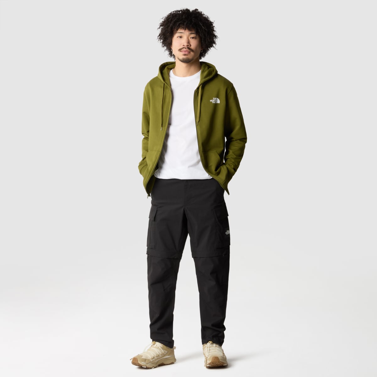 The North Face Open Gate Full Zip Men's Hoodie | Forest Olive