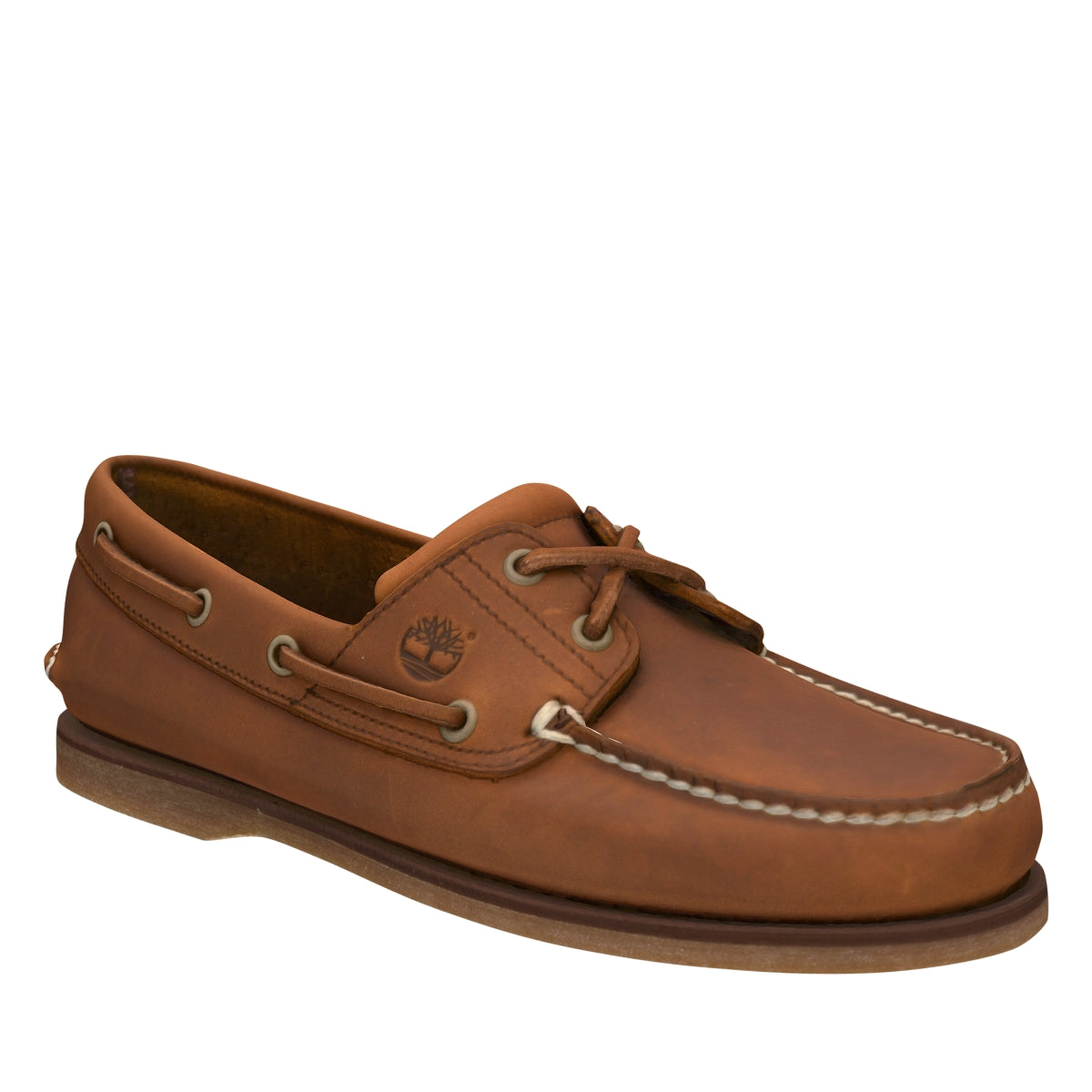 Timberland Classic 2-Eye Men's Boat Shoe | Medium Brown Full Grain (Model TB 0A232XF74)