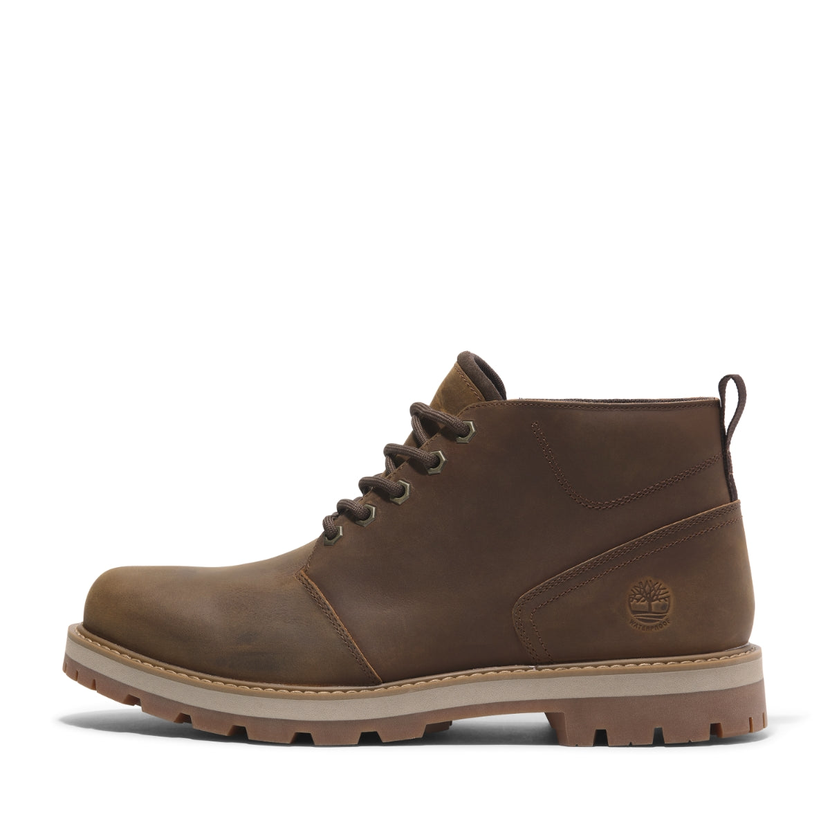 Timberland Britton Road Waterproof Chukka Men's Boots | Rust Full Grain (Model TB 0A69TWEM6)