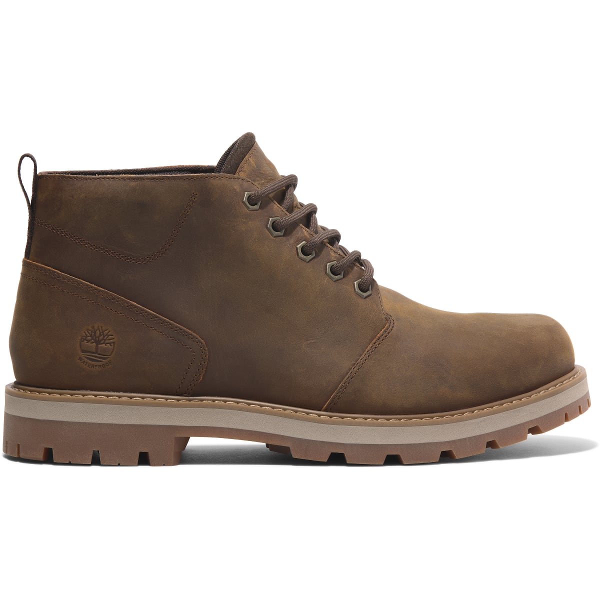 Timberland Britton Road Waterproof Chukka Men's Boots | Rust Full Grain (Model TB 0A69TWEM6)