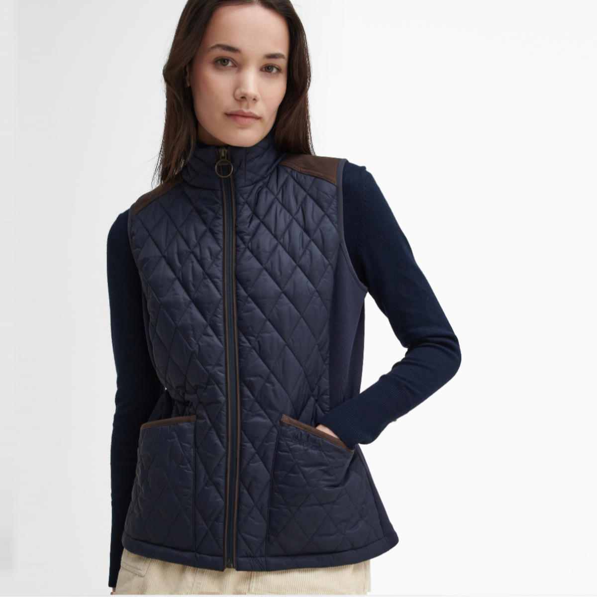 Barbour Highfield Women's Quilted Gilet | Navy