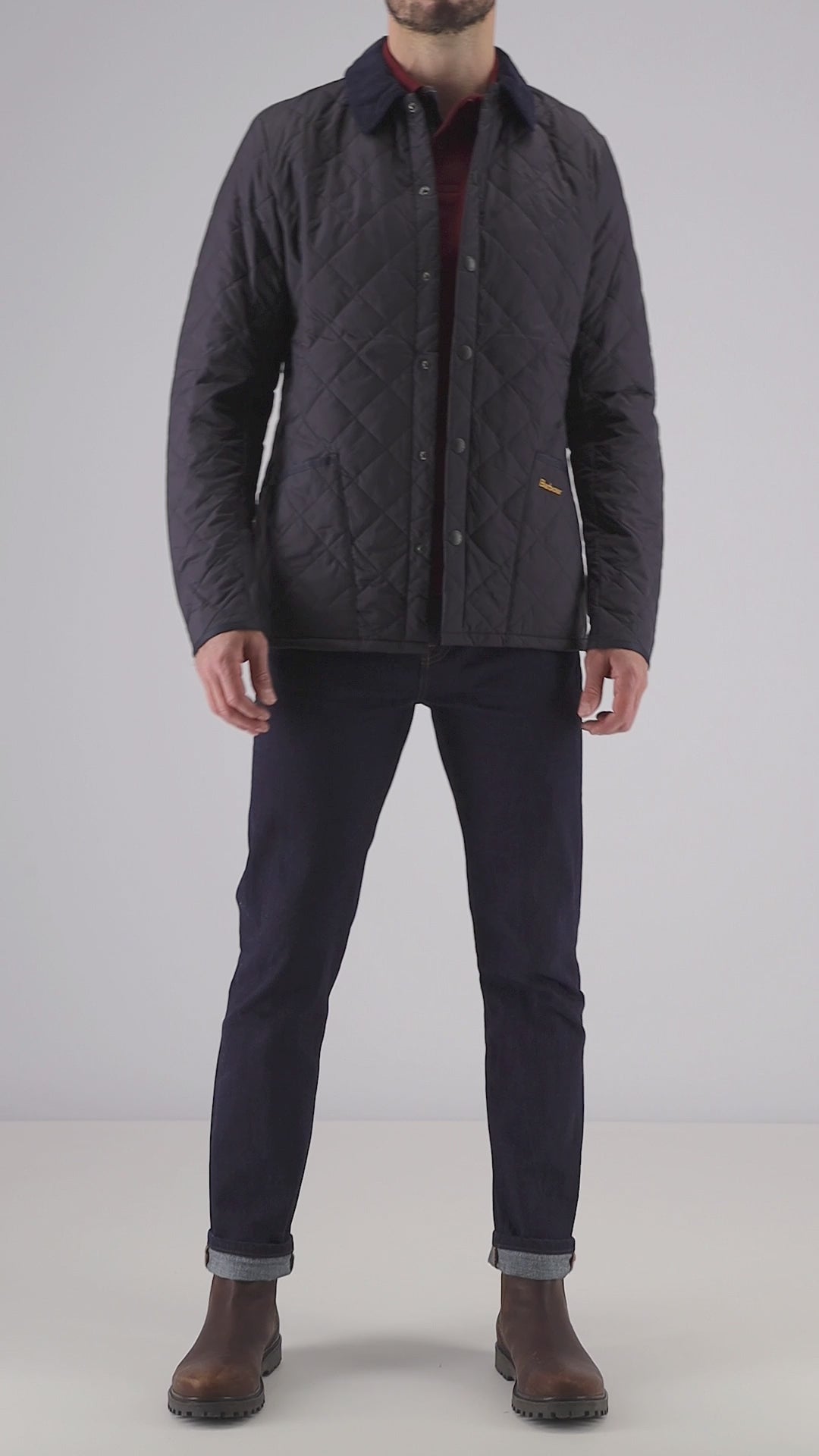 Barbour Heritage Liddesdale Quilted Men's Jacket | Navy