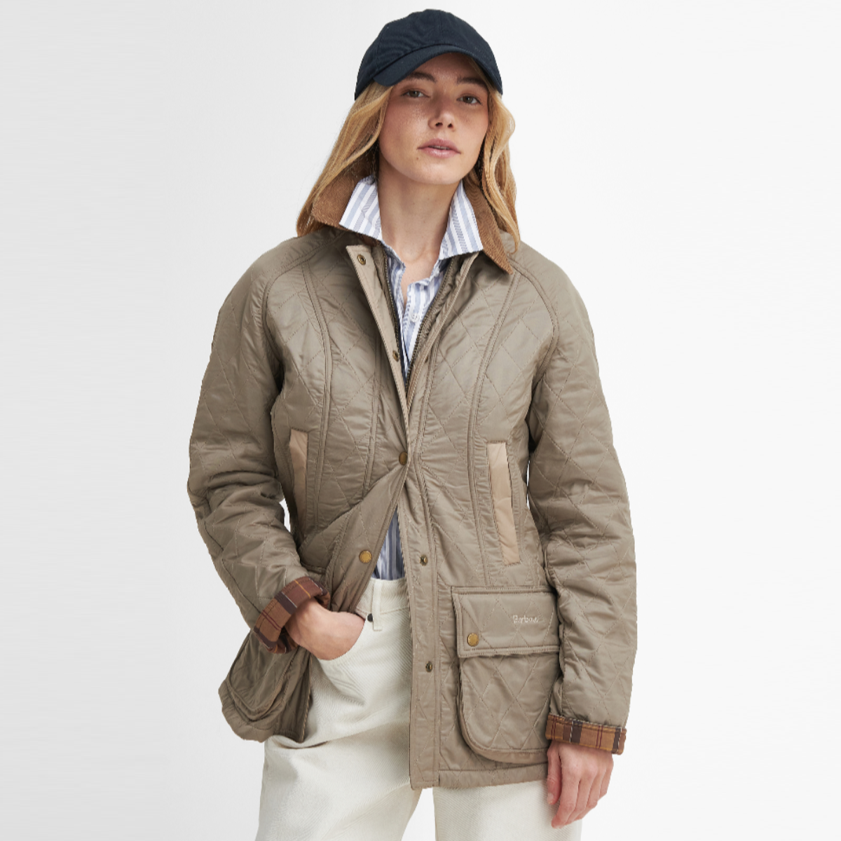 Barbour Beadnell Polarquilt Women's Jacket | Sand Dune