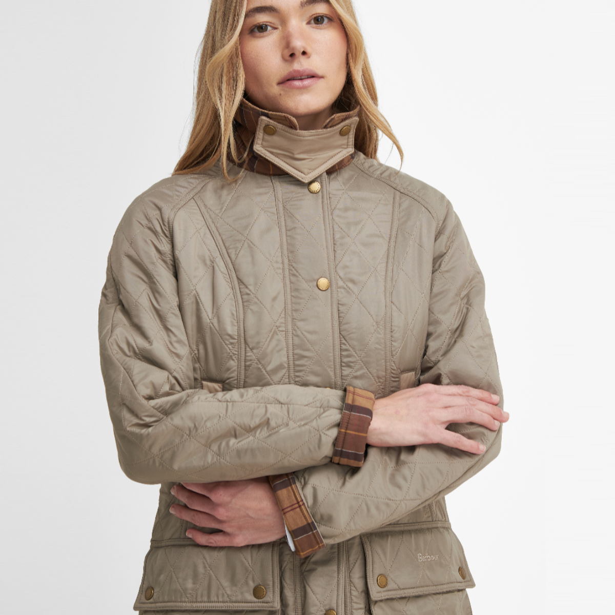 Barbour Beadnell Polarquilt Women's Jacket | Sand Dune