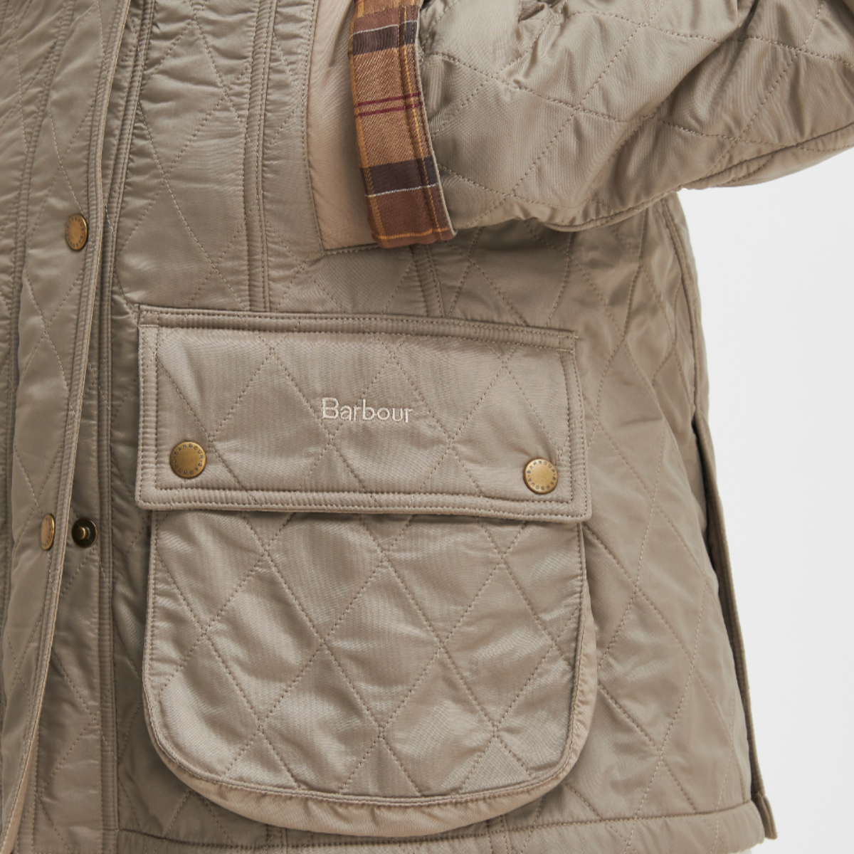 Barbour Beadnell Polarquilt Women's Jacket | Sand Dune