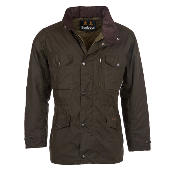 Barbour Sapper Men's Waxed Jacket | Olive