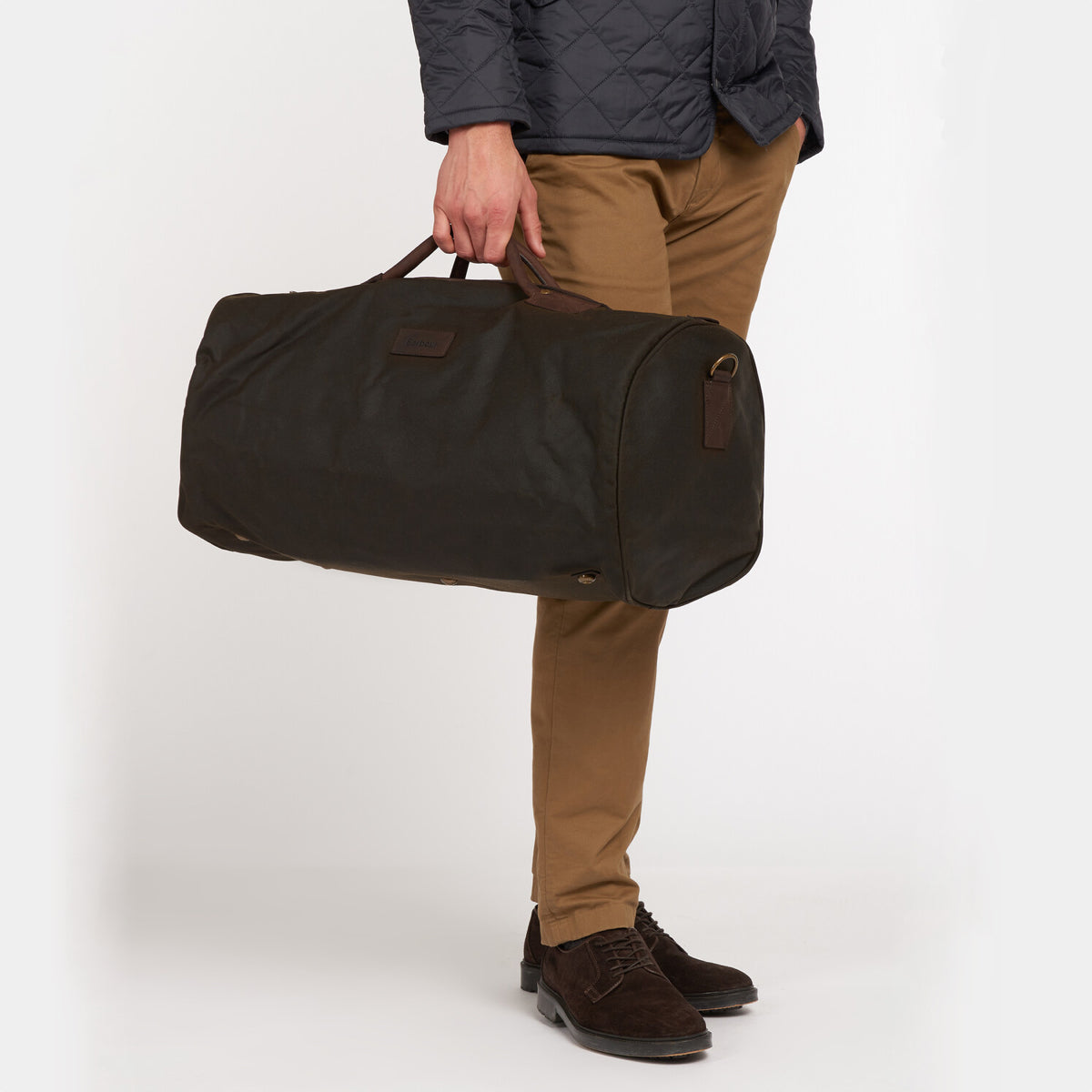 Barbour wax hot sale holdall olive