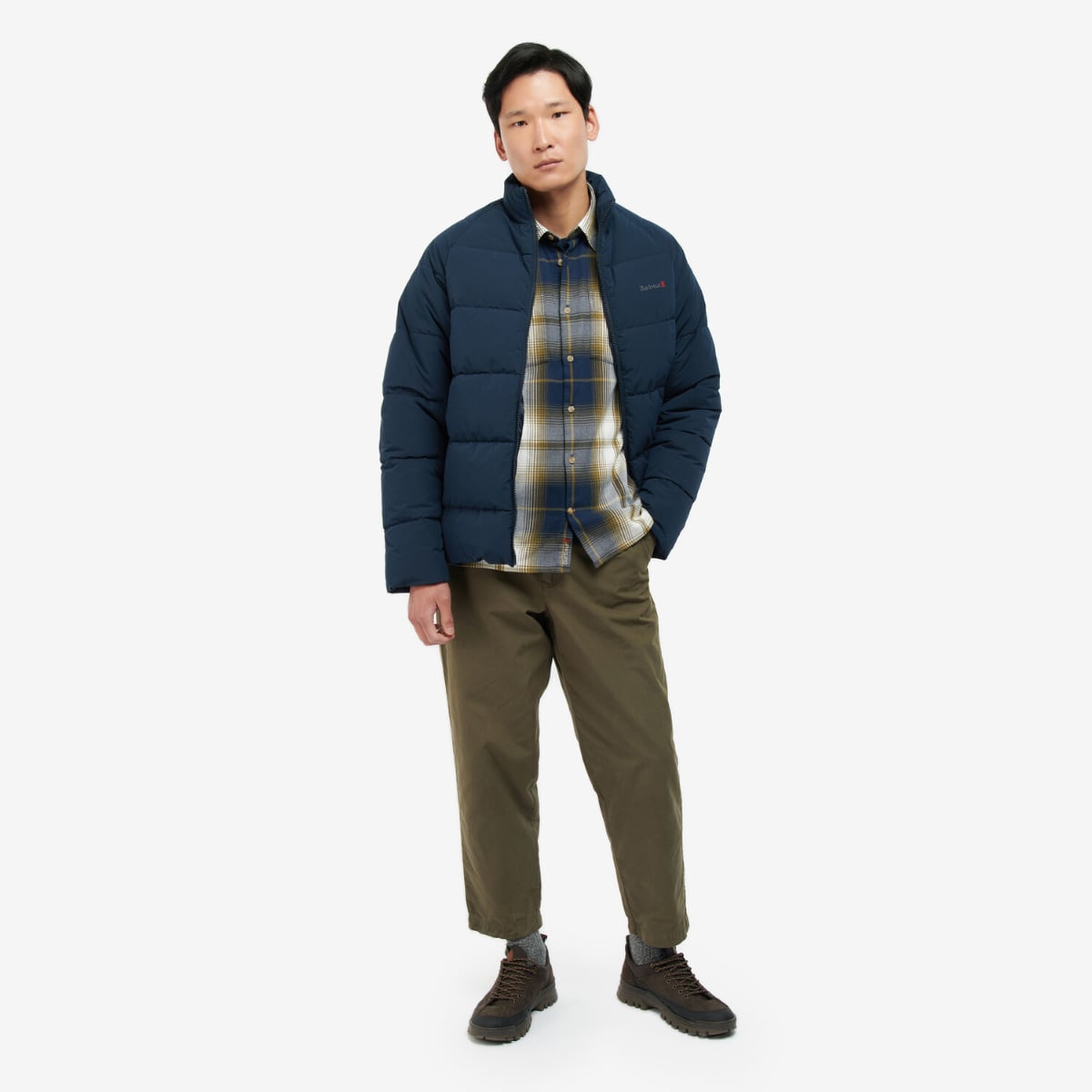 Barbour weir wax jacket on sale olive