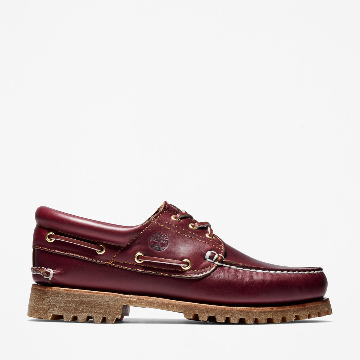 Timberland Authentic 3-Eye Boat Shoe Men's | Burgundy (Model TB 050009648)