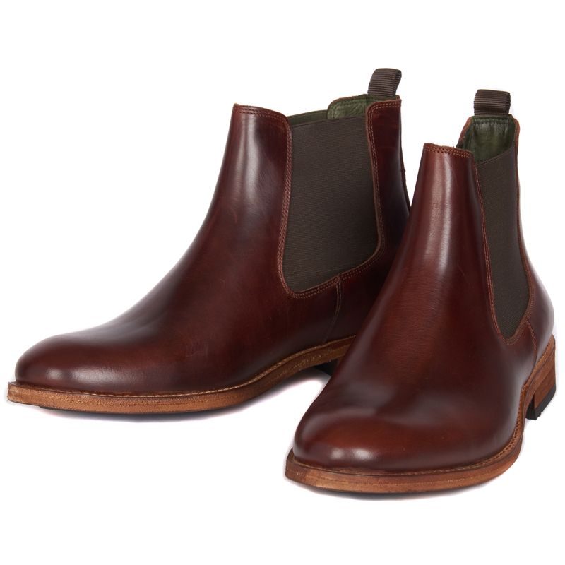 Barbour Bedlington Men s Chelsea Boots Mahogany