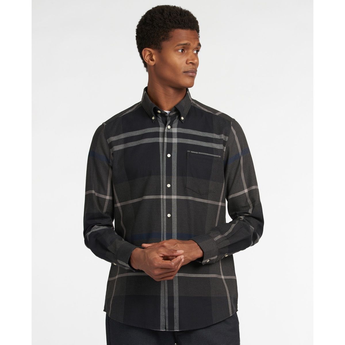 Barbour Dunoon Tailored Fit Men s Shirt Graphite