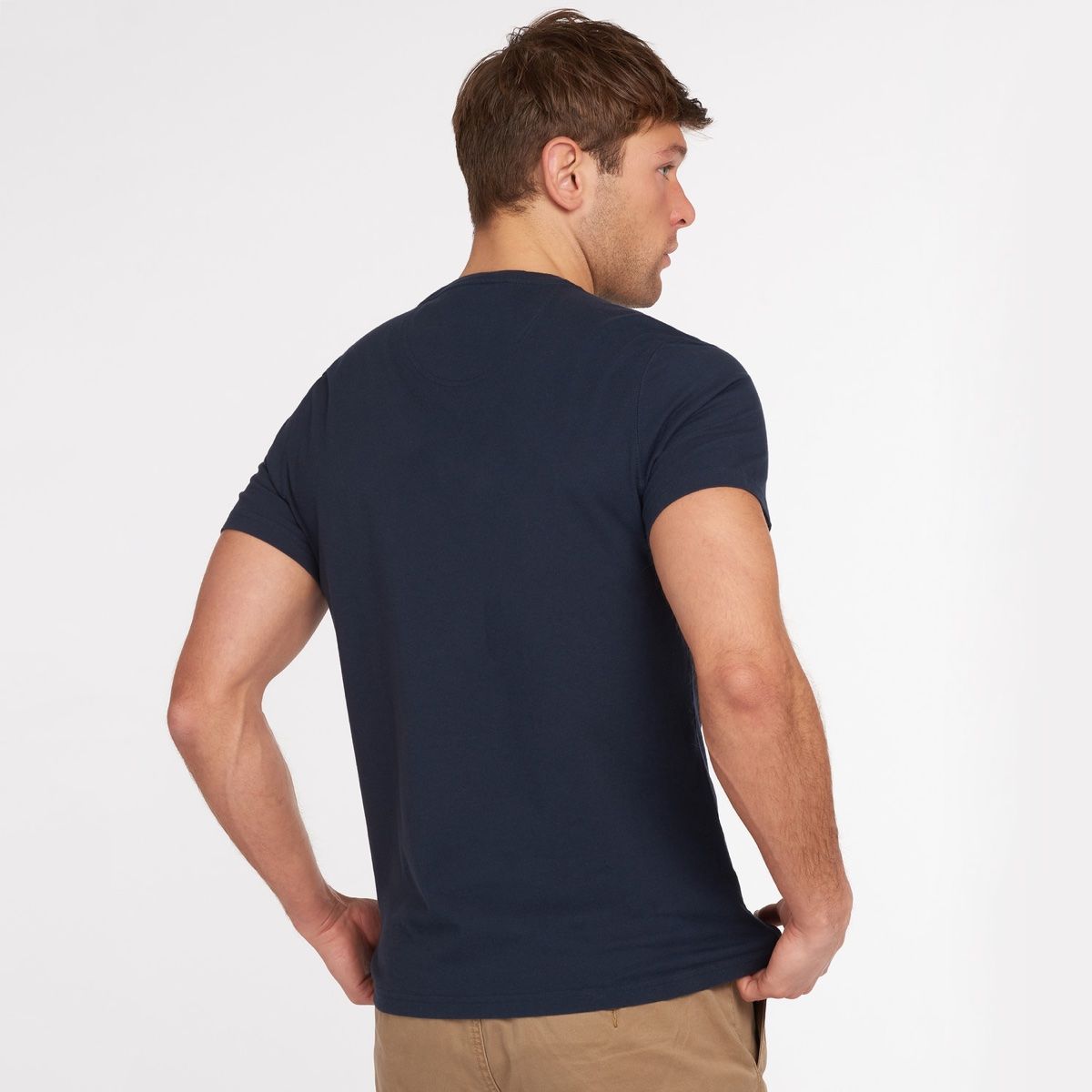 Barbour t sales shirt mens navy