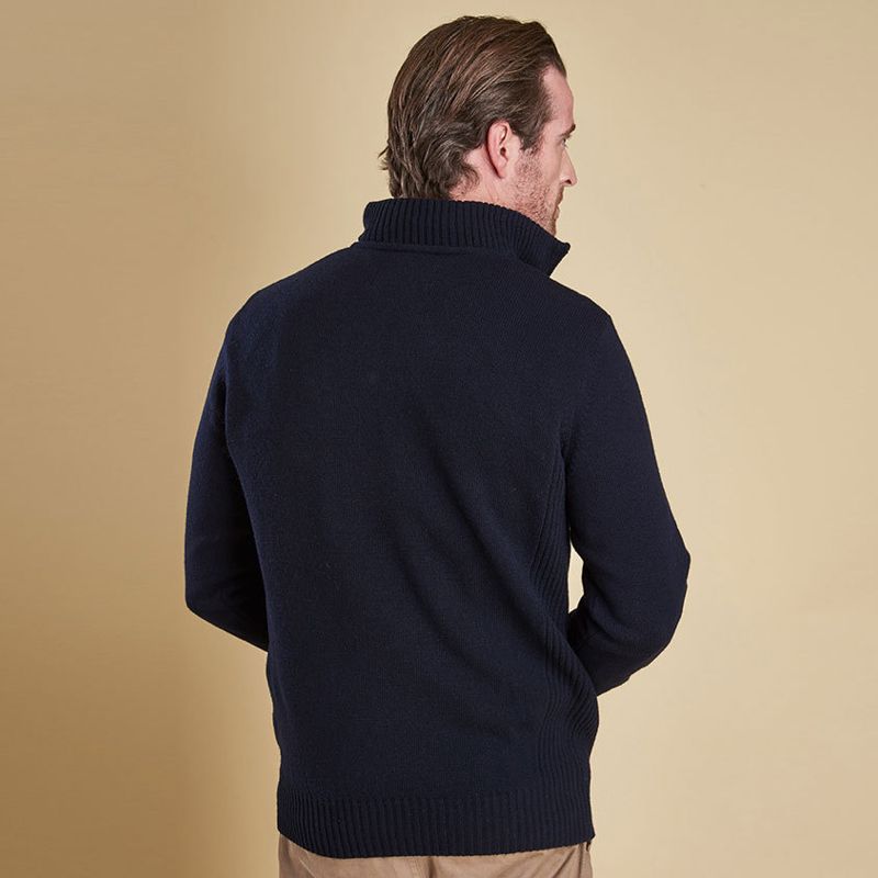 Barbour hot sale navy jumper