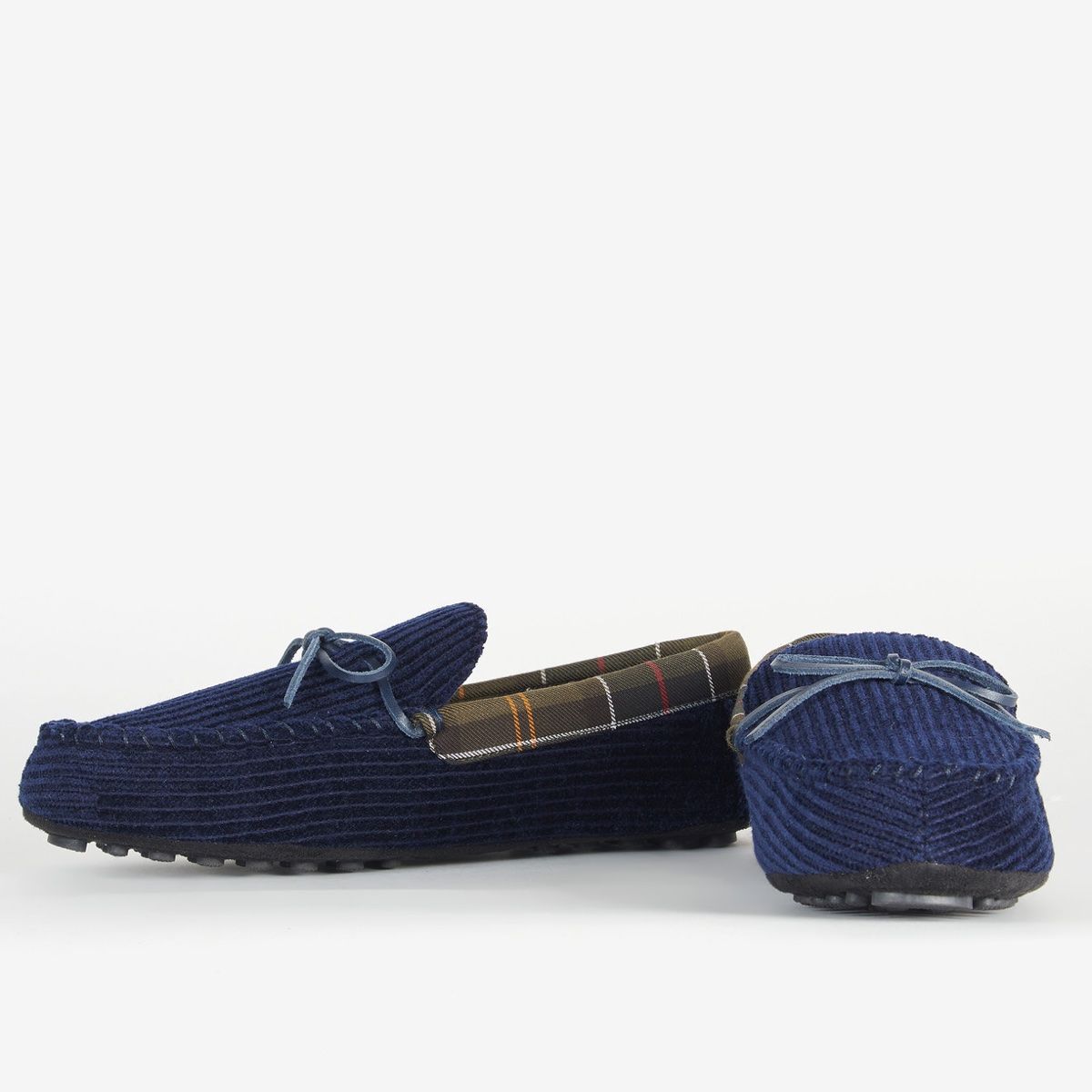 Barbour tueart 2025 slippers navy